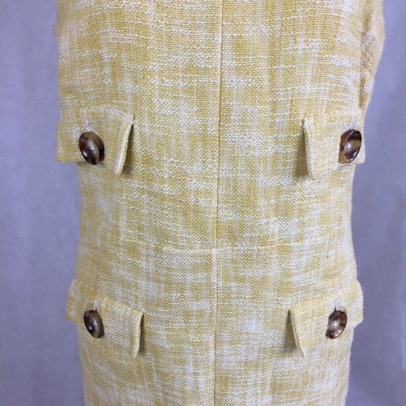 MICHAEL KORS Women’s Medium Yellow Knitted Dress - Picture 4 of 8